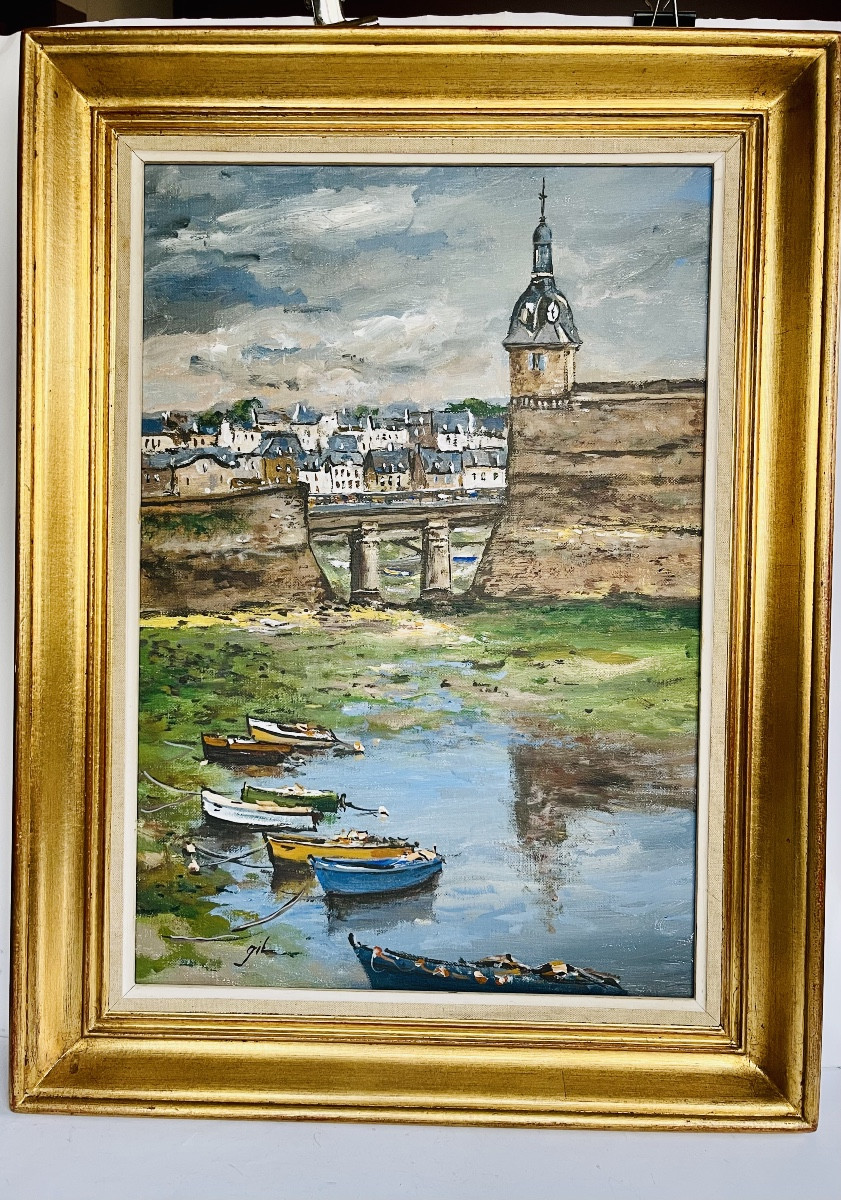 The Port Of Concarneau - Gil